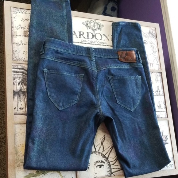 BLUEFARM* Shiny Skinny Jean's - Picture 4 of 7